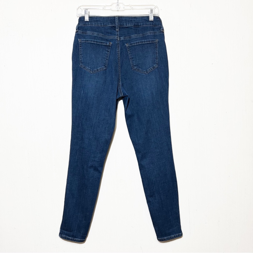 NYDJ Slimming Mid Rise Medium Wash Ankle Skinny Jeans - Picture 3 of 11